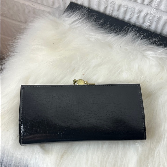 Vintage Black Floral Women's Wallet - Picture 2 of 5